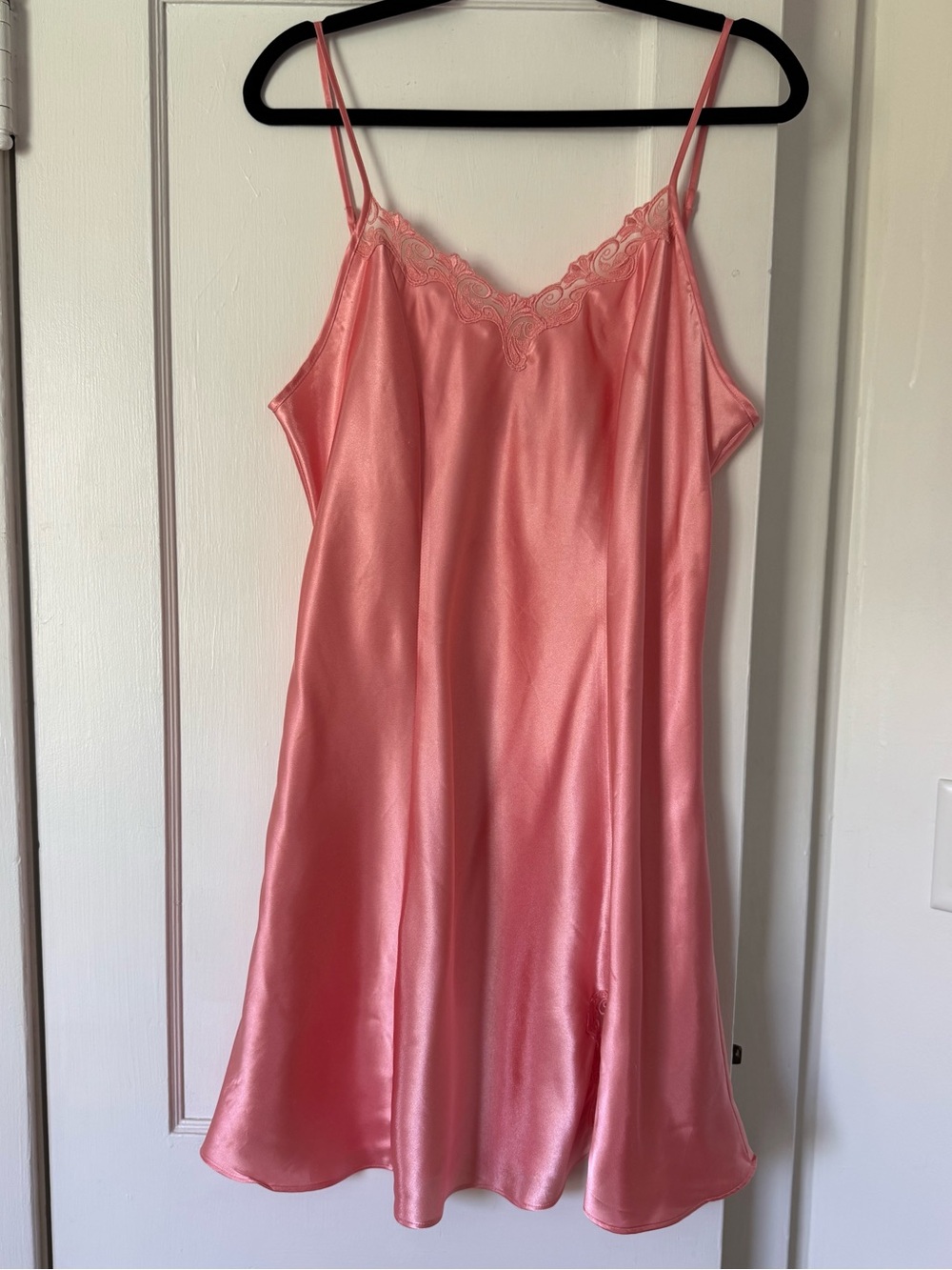 Delicates Salmon Pink Slip Dress